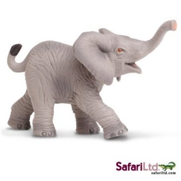 SAFARI Ltd 238529 SŁOŃ AFRYKAŃSKI MŁODY 9x5cm Safari