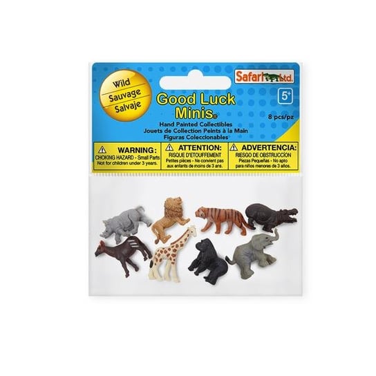 Safari Ltd 346322 zwierzęta dzikie mini 8szt. Fun pack Safari