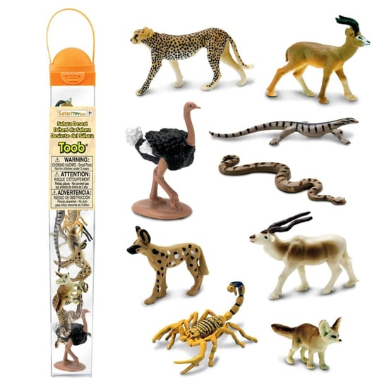 Safari Ltd Figurki zwierząt w tubie Zwierzęta Sahary Inna marka