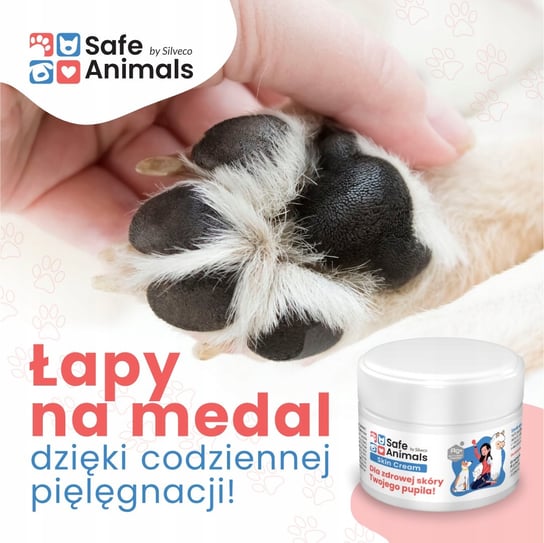 Safe Animals Skin Cream Krem ze srebrem do łap, nosków i skóry zwierząt Safe Animals