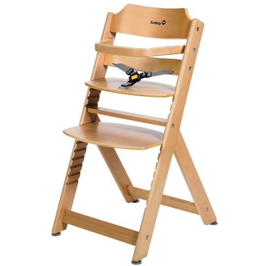 Safety 1st, Wysokie krzesełko Timba Basic z naturalnego drewna, 27980100 Safety 1st