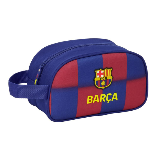 Classeur Safta F.C. Barcelona – 4 Anneaux, Format 26,5 X 33 Cm, Couverture Rigide, Bleu/grenat, Pour Enfants Et Ados