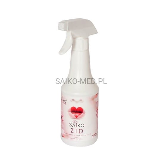 Saiko Zid 0,5 L szybka dezynfekcja powierzchni na bazie alkoholu Saiko-Med