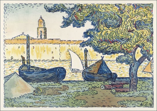 Saint–Tropez, Paul Signac - plakat 59,4x42 cm Galeria Plakatu