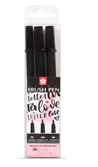 Sakura Pigma Brush Pen Set 3 Lettering May&Berry Sakura