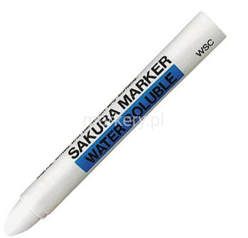 Sakura Watersoluble Crayon Marker zmywalny White BRUYNZEEL