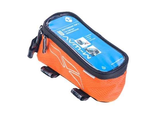 Sakwa na ramę SMARTPHONE  M-WAVE  pomarańczowa, bikepacking Romet