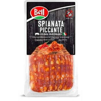 Salami spianata piccante plastry 80 g Bell Bell