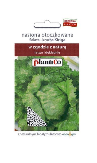 Sałata Kinga - nasiona otoczkowane 150 nasion Plantico Inna marka