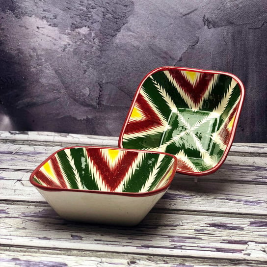 Salaterka ceramiczna ręcznie wykonana „Na rozstaju dróg” szerokość 14cm Inny producent