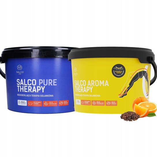 Salco Sport Therapy Aroma, Zestaw Soli Do Kąpieli, 2X3Kg Salco
