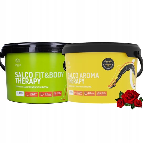 Salco Sport Therapy + Aroma, Zestaw Soli Do Kąpieli, Aromaterapia, 2X3Kg Salco