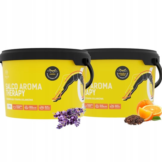 Salco Sport Therapy Aroma, Zestaw Soli Do Kąpieli, Inhalacja, 2X3Kg Salco