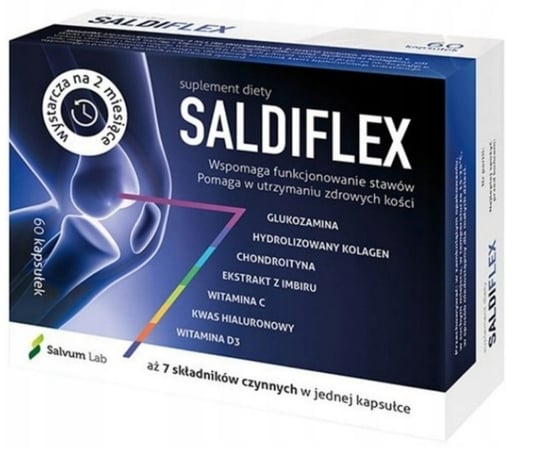 Saldiflex, Suplement Diety, 60 Kapsułek Inna marka