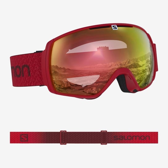 Salomon, Gogle narciarskie, XT One Photo Sigma, czerwony Salomon