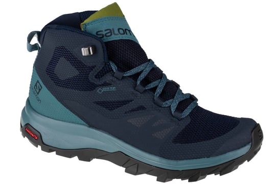 Salomon Outline Mid GTX W 404846, Damskie, buty trekkingowe, Granatowy Salomon