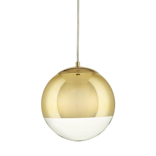 Salonowa lampa wisząca FLASH MP1238-200 szklany zwis złoty okrągły Step Into Design