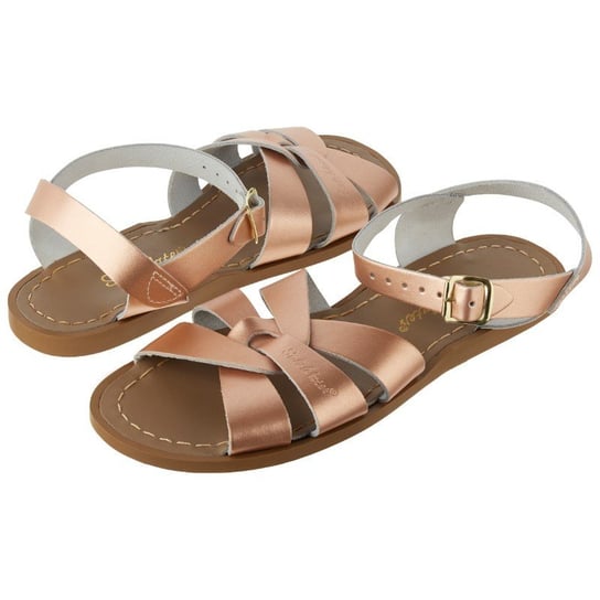 Salt-Water Sandals - Sandały z wodoodpornej skóry dla dzieci Original Kids - rose gold Inna marka