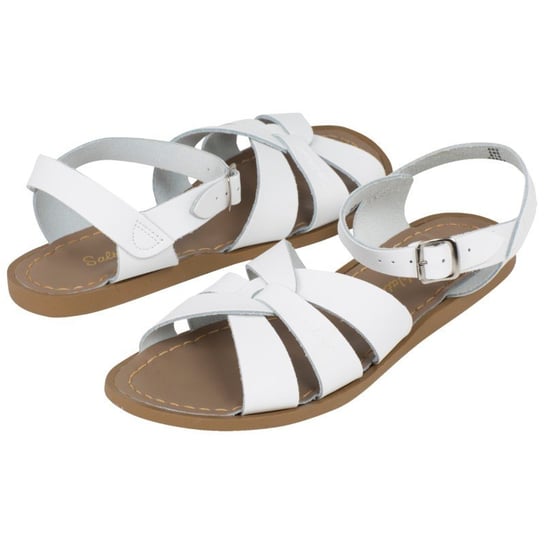 Salt-Water Sandals - Sandały z wodoodpornej skóry dla dzieci Original Kids - white Inna marka