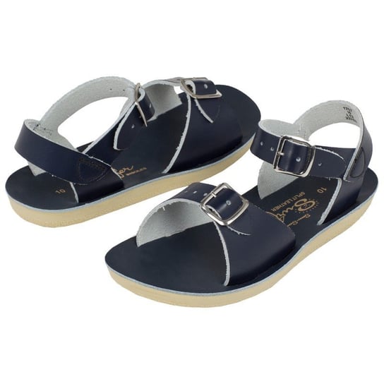 Salt-Water Sandals - Sandały z wodoodpornej skóry dla dzieci Surfer Kids - navy Inna marka