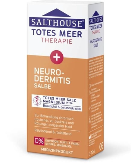 Salthouse, Totes Meer Therapie, maść na atopowe zapalenie skóry, 75 ml Salthouse