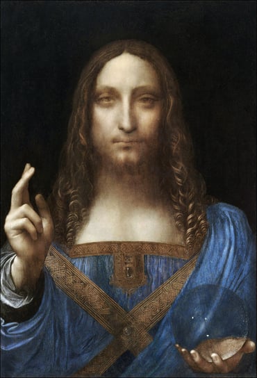 Salvator Mundi, Leonardo Da Vinci - plakat 59,4x84 / AAALOE Inna marka