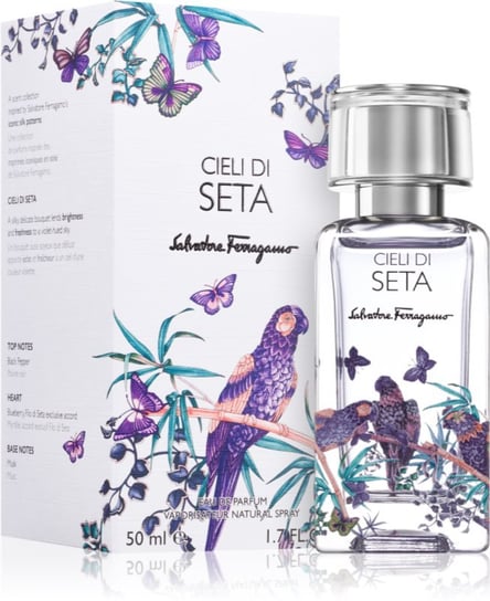 Salvatore Ferragamo, Di Seta Cieli Di Seta, Woda perfumowana unisex, 50ml Salvatore Ferragamo