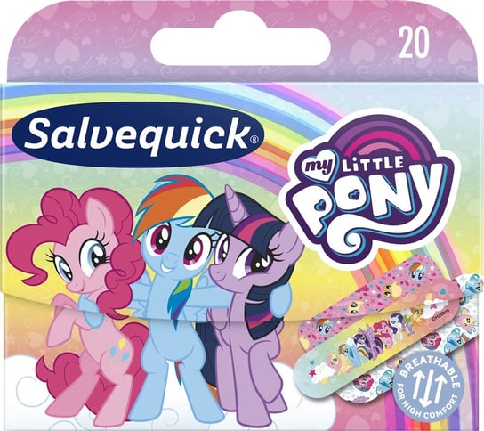 Salvequick, plastry opatrunkowe dla dzieci My Little Pony, 20 szt. Salvequick