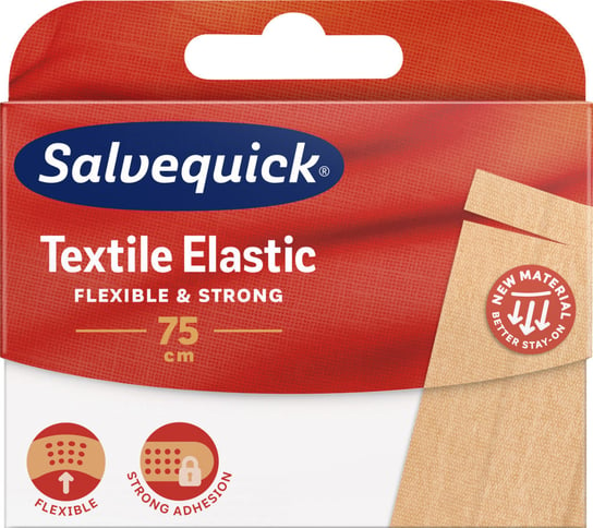Salvequick, Textile, plastry do cięcia, 75 cm Salvequick