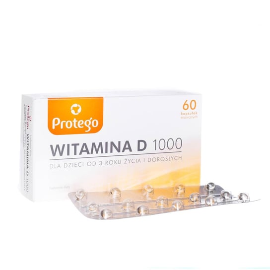 Salvum, Protego Witamina D 1000, Suplement diety, 60 kaps. Salvum Lab