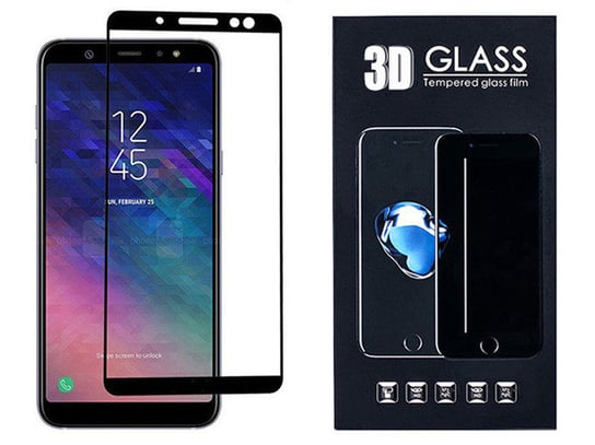 Sam Galaxy A6 Plus 2018 Szkło Hartowane 3D Czarne VegaCom