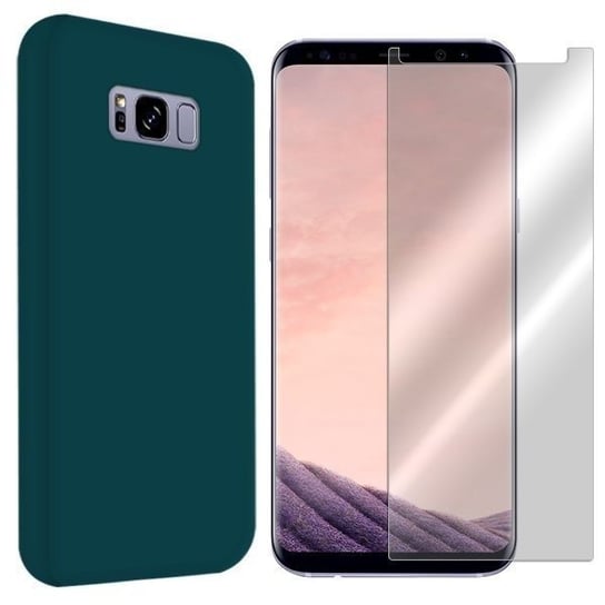 Sam Galaxy S8 Sm-G950 Etui Pokrowiec Velvet +Szkło VegaCom