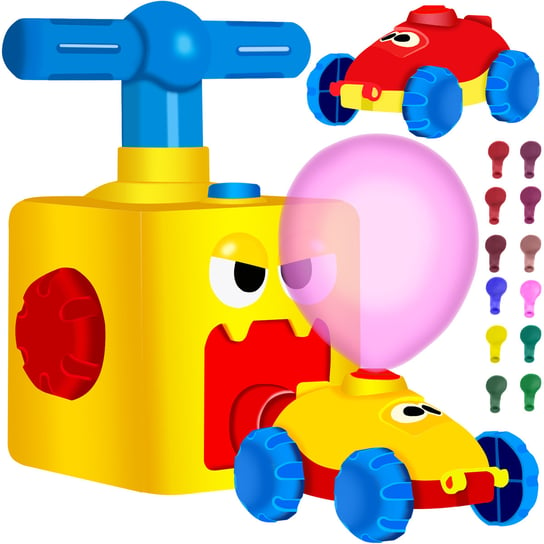 Samochód Aerodynamiczny Wyrzutnia + Pompka Balony KRUZZEL Kruzzel