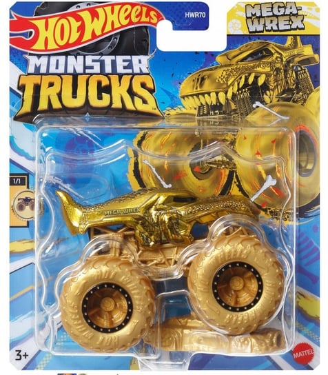 Samochód Hot Wheels Monster Trucks Mega Wrex HWR70 ZŁOTY LIMITOWANA EDYCJA Hot Wheels