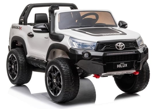 Samochód Na Akumulator Toyota Hilux Biały Lean Toys