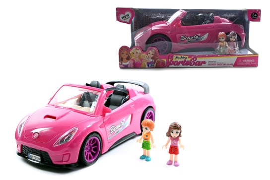 Samochód Różowy Kabriolet Auto Dla Lalek Mini Midex
