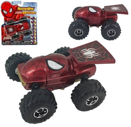 Samochód Transformujący Avengers Spiderman Czerwony Marvel