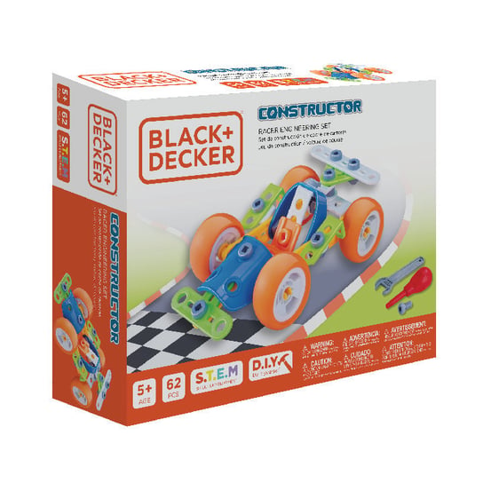 Samochód wyścigowy do składania Black+Decker EK004-BD STANLEY Jr Black&Decker