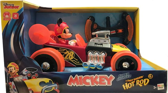 Samochód zdalnie sterowany Mickey Super Charged Hot Rod RC IMC Toys