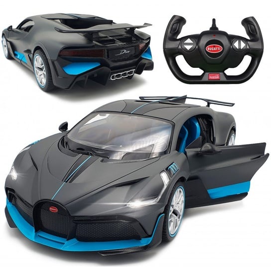 Samochód Zdalnie Sterowany Rc Auto Na Pilot Bugatti Divo Otwierane Drzwi LED Rastar