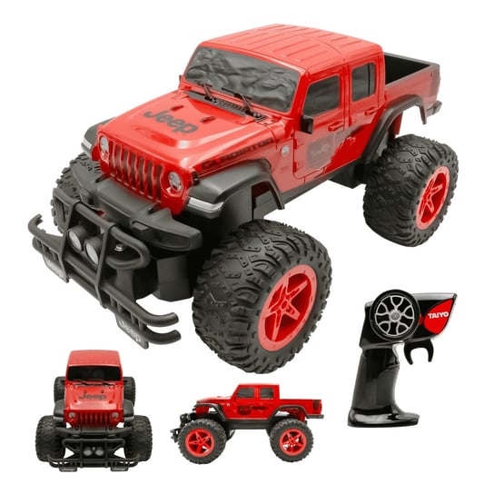 SAMOCHÓD ZDALNIE STEROWANY RC NA PILOTA JEEP GLADIATOR OFF ROAD SKALA 1:16 Jeep