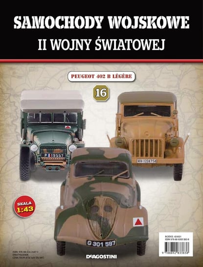 Samochody Wojskowe II Wojny Światowej Nr 16 De Agostini Publishing S.p.A.
