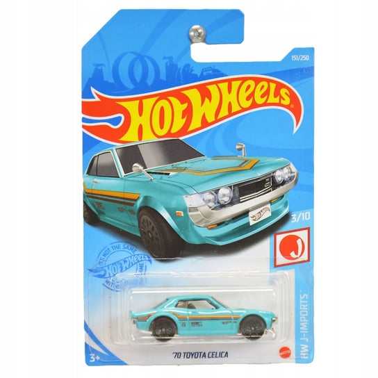 Samochodzik HOT WHEELS '70 TOYOTA CELICA 1:64 Mattel