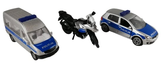 Samochodziki resoraki model siku policja zestaw Siku