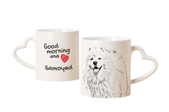 Samojed kubek z psem good morning serce Art-Dog Inna marka