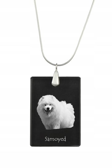 Samojed Samoyed Kryształowy naszyjnik z psem Inna marka