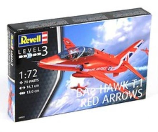 Samolot 1:72 04921 BAE Hawk T.1 Red Arrows p24 (REV-04921) COBI
