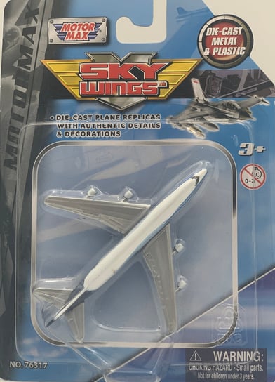 Samolot Boeing 747 3,5" 9 cm METAL Motormax Motormax