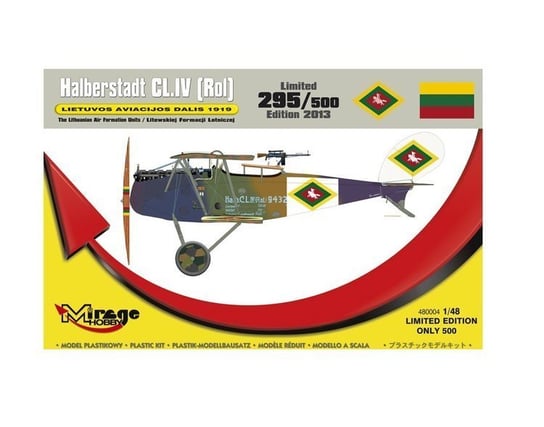 Samolot Halberstadt CL.IV Litewska Formacja model do sklejania Mirage Hobby Mirage