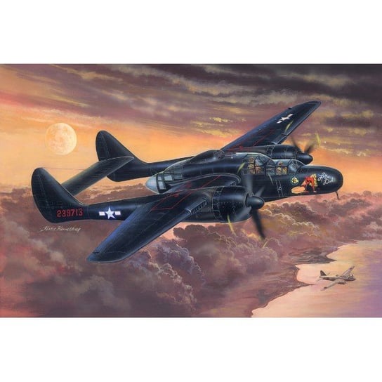 Samolot P61B Black Widow, model do sklejania Hobby Boss
